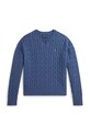 Polo Ralph Lauren sweter bawełniany dziecięcy pozostałe niebieski 313A11238002
