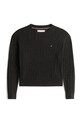 Дитячий бавовняний светр Tommy Hilfiger KG0KG08848.128.176.PPY2 чорний SS26