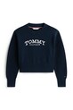 Tommy Hilfiger sweter bawełniany dziecięcy KG0KG08921.128.176.PPY2 granatowy SS26