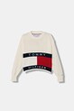 Tommy Hilfiger sweter bawełniany dziecięcy pozostałe beżowy KG0KG08922.128.176.PPY2