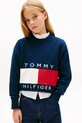 Tommy Hilfiger sweter bawełniany dziecięcy pozostałe granatowy KG0KG08922.128.176.PPY2