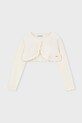 Otroška jopica Mayoral 320.6A.Mini.PPY2 bež SS26