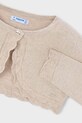 Dziewczynka Mayoral kardigan dziecięcy 320.6A.Mini.PPY2 beżowy