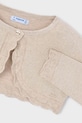 Dziewczynka Mayoral kardigan dziecięcy 320.6A.Mini.PPY2 beżowy