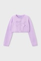 Dječji kardigan Mayoral ostalo ljubičasta 321.6D.Mini.PPY2