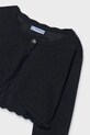 Dziewczynka Mayoral kardigan dziecięcy 332.8A.Junior.PPY2 czarny