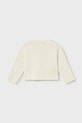 Mayoral kardigan bawełniany dziecięcy 1307.4F.Baby.PPY2 beżowy SS26