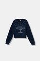 Guess sweter dziecięcy aplikacja granatowy J6RR06.Z3KS0.PPY2