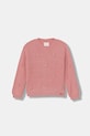 Guess sweter dziecięcy z wiskozą różowy K6RR04.Z5250.PPY2