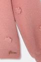 Dziewczynka Guess sweter dziecięcy z wiskozą K6RR04.Z5250.PPY2 różowy