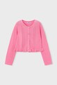 Mayoral kardigan dziecięcy pozostałe różowy 3383.6B.Mini.PPY2