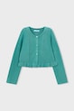 Mayoral kardigan dziecięcy 3383.6B.Mini.PPY2 turkusowy SS26