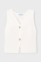 Детски елек Mayoral тънък бял 3385.6F.Mini.PPY2