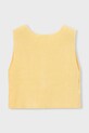 Παιδικό γιλέκο Mayoral 3385.6F.Mini.PPY2 κίτρινο SS26