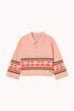 Tinycottons sweter bawełniany dziecięcy CHERRIES SWEATER SS26.409 różowy SS26
