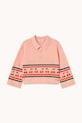 Tinycottons sweter bawełniany dziecięcy CHERRIES SWEATER SS26.409 różowy SS26