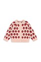 Konges Sløjd kardigan z dodatkiem wełny dziecięcy BELOU KNIT CARDIGAN średniej grubości różowy KS104693.PPY2