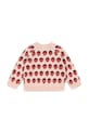 Konges Sløjd kardigan z dodatkiem wełny dziecięcy BELOU KNIT CARDIGAN KS104693.PPY2 różowy SS26