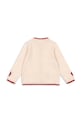 Dziewczynka Konges Sløjd kardigan wełniany dziecięcy COLLETTE CARDIGAN KS104749.PPY2 beżowy