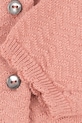 Konges Sløjd kardigan bawełniany dziecięcy CYPRES CARDIGAN GOTS różowy KS104755.PPY2