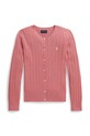 Polo Ralph Lauren kardigan bawełniany dziecięcy pozostałe różowy 313543047504