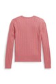 Polo Ralph Lauren kardigan bawełniany dziecięcy 313543047504 różowy SS26
