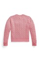 Polo Ralph Lauren sweter bawełniany dziecięcy 313A11238003 różowy SS26
