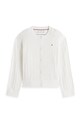 Tommy Hilfiger kardigan dziecięcy bawełniany KG0KG09378.98.122.PPY2 biały SS26