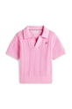 Tommy Hilfiger sveter s krátkym rukávom detský bavlnený KG0KG09524.104.122.PPY2 ružová SS26