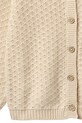 Dziewczynka Wheat kardigan bawełniany dziecięcy 0534.560.GOTS beżowy