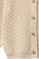 Dziewczynka Wheat kardigan bawełniany niemowlęcy 4534.560.GOTS beżowy