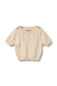 Wheat sweter niemowlęcy bawełniany 4570.560.GOTS beżowy SS26