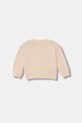 United Colors of Benetton kardigan dziecięcy bawełniany 120YA5014.G.W.Stagional beżowy SS26