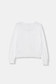 United Colors of Benetton kardigan za djecu s pamukom 19DKC500Z.G.Stagionale bijela SS26
