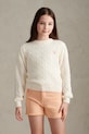 U.S. Polo Assn. svetr dětský béžová USG0378