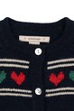 Konges Sløjd kardigan z dodatkiem wełny dziecięcy BELOU KNIT CARDIGAN granatowy KS104225.PreSpring