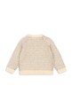 Konges Sløjd kardigan z dodatkiem wełny dziecięcy BILLI KNIT CARDIGAN KS104233.PreSpring beżowy SS26