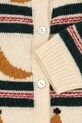 Konges Sløjd kardigan z dodatkiem wełny dziecięcy BILLI KNIT CARDIGAN KS104233.PreSpring multicolor