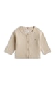 Tommy Hilfiger kardigan bawełniany niemowlęcy bawełna beżowy KN0KN01846.PPY2