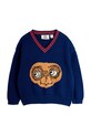 Mini Rodini sweter bawełniany dziecięcy E.T. 25820155 granatowy SS26