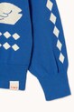 Tinycottons kardigan bawełniany dziecięcy SWANS DIAMONDS CARDIGAN niebieski SS26.386
