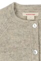 Konges Sløjd kardigan z dodatkiem wełny dziecięcy BILLI KNIT CARDIGAN KS104701.PPY2 szary