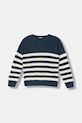 United Colors of Benetton sweter dziecięcy z bawełną granatowy 18PFQ10A7.G.Stagionale