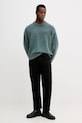 Calvin Klein Jeans maglione in cotone LV04RE300G verde SS26