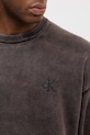 Pamučni pulover Calvin Klein Jeans LV04RE300G smeđa