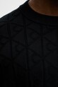 Calvin Klein Jeans sweter bawełniany czarny LV04RE301G
