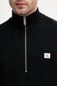Βαμβακερό πουλόβερ Calvin Klein Jeans LV04RE308G μαύρο