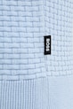 BOSS sweter bawełniany H-Ulicio 50555118 niebieski