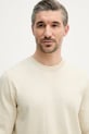 BOSS sweter bawełniany Upacas-L beżowy 50556344