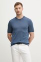 BOSS t-shirt wełniany H-Umauro regular niebieski 50560476